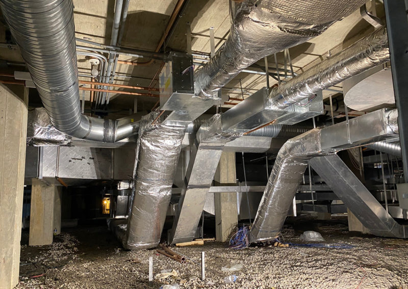 Conservatory Central duct work